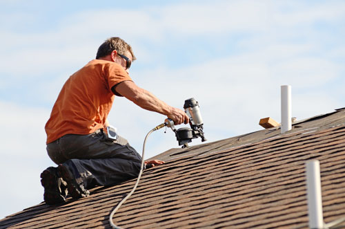 Roofing at Brockway's Adirondack Style Homes