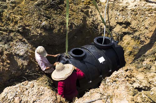 Septic Systems at Brockway's Adriondack Style Homes